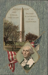 Washington - First in Peace, First in War Presidents Postcard Postcard Postcard