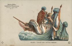 Float -- Title Car: Dutch Period -- Hudson-Fulton Official Post Card No. 13 Postcard