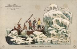 Fate of Henry Hudson Postcard