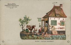 Float -- Dutch Doorway -- Hudson-Fulton Official Post Card No. 22 Postcard