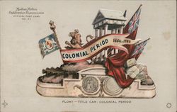 Float -- Title Car: Colonial Period -- Hudson-Fulton Official Post Card No. 24 Postcard