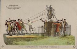 Float -- Destruction of the Statue of George III Postcard