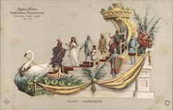 Float - Lohengrin, Hudson-Fulton Celebration Commission Exposition Postcard Postcard Postcard