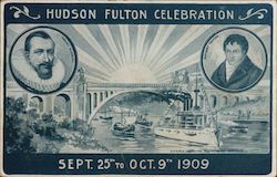 Hudson Fulton Celebration Sept 25th to Oct. 9th 1909 1909 Hudson-Fulton Celebration Postcard Postcard Postcard