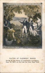 Fulton at Clermont Manor 1909 Hudson-Fulton Celebration Postcard Postcard Postcard