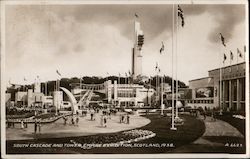 South Cascade and Tower - Empire Exhibition - Scotland 1938 Postcard