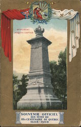 Monument Jacques Cartier, Souvenir Officiel des Fetes du IIIe Centenaire de Quebec 1608-1908 Postcard