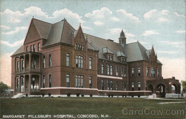 Margaret Pillsbury Hospital Concord, NH Postcard