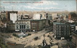 Bird's Eye View of Campus Martius Postcard