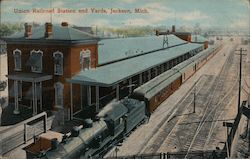 Union Railroad Station and Yards Postcard