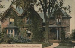 Michigan Union Club House Postcard