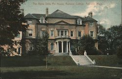 The Alpha Delta Phi House - Amherst College Massachusetts Postcard Postcard Postcard