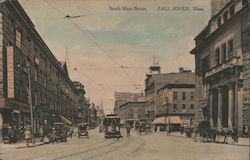 South Main Street Fall River, MA Postcard Postcard Postcard