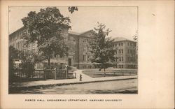 Pierce Hall - Engineering Department - Harvard University Postcard