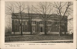 Emerson Hall, Harvard University Postcard