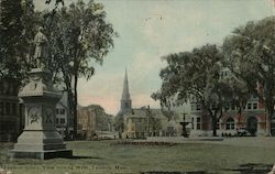 Taunton Green View looking West Postcard