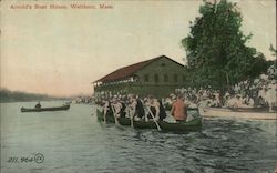 Arnold's Boat House Postcard