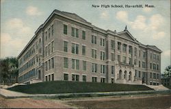 New High School Haverhill, MA Postcard Postcard Postcard