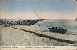 The Jetties - Plum Island Postcard