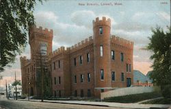 New Armory Lowell, MA Postcard Postcard Postcard