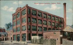 Salem Steam Laundry Postcard