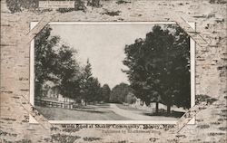 Wild's Road at Shaker Community Postcard