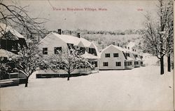 Winter Residential Scene Royalston, MA Postcard Postcard Postcard