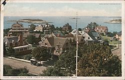 Looking South From Tower of the Oceanside Postcard