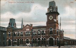 Telephone Exchange Lowell, MA Postcard Postcard Postcard