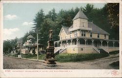 Encampment Headquarters at Weirs Postcard