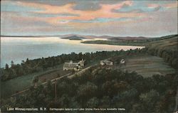 Rattlesnake Island and Lake Shore Park From Kimball's Castle Lake Winnipesaukee, NH Postcard Postcard Postcard