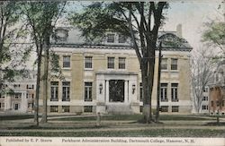 Parkhurst Administration Building, Dartmouth College Postcard