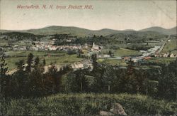 Wentworth From Picket Hill New Hampshire Postcard Postcard Postcard