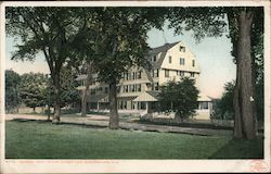 Colonial Hotel, Centre Harbor Lake Postcard