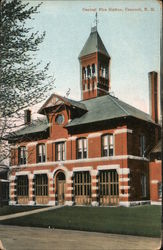 Central Fire Station Concord, NH Postcard Postcard Postcard