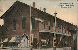 Railroad Station & Franklin Opera House Nashua, NH Postcard Postcard Postcard