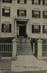 Rundlett Doorway, Dr. May's House, Middle Street Postcard