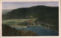 View From Table Rock Showing 'The Balsams' Postcard