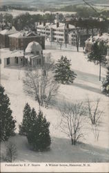 A Winter Scene Hanover, NH Postcard Postcard Postcard