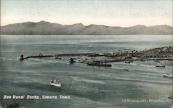 New Naval Docks, Simons Town Postcard