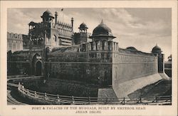 Fort & Palaces of the Mughals, Built by Emperor Shah Jehan Delhi, India Postcard Postcard Postcard