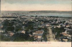 Durban, the Bay and Bluff from the Berea Postcard