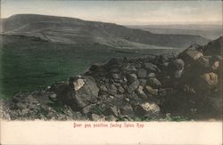 Boer Gun Position Facing Spion Kop Spioenkop, South Africa Postcard Postcard Postcard