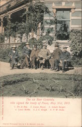 The six Boer Generals who signed the treaty of Peace, May 31st, 1902 South Africa Postcard Postcard Postcard