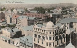 A View of Johannesburg South Africa Postcard Postcard Postcard