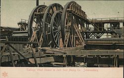 Tailings Wheel Simmer & Jack Gold Mining Co. Johannesburg Postcard