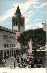 Madeira, Funchal, Largo do Chafariz Postcard