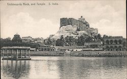 Trichinopoly Rock and Temple India Postcard Postcard Postcard