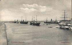 Colombo Harbour Postcard