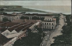 Panoramic view of Colombo Postcard